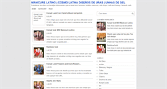 Desktop Screenshot of manicure-latino.blogspot.com