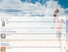 Tablet Screenshot of fotoblitz-geschenkideen.blogspot.com