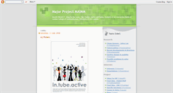 Desktop Screenshot of maimm-majorproject.blogspot.com