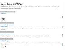 Tablet Screenshot of maimm-majorproject.blogspot.com