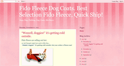 Desktop Screenshot of fido-fleece-coats.blogspot.com