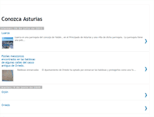 Tablet Screenshot of conozcaasturias.blogspot.com