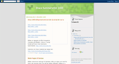 Desktop Screenshot of draco2400.blogspot.com