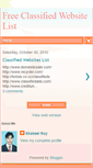 Mobile Screenshot of freeclassifiedwbsitelist.blogspot.com