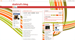 Desktop Screenshot of dzahirulhaq.blogspot.com