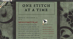 Desktop Screenshot of lovetostitch-onestitchatatime.blogspot.com