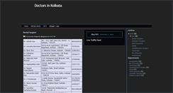 Desktop Screenshot of doctorsinkolkata.blogspot.com