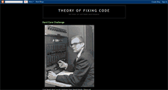 Desktop Screenshot of code-theory.blogspot.com