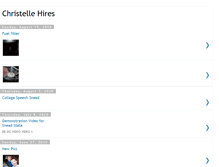 Tablet Screenshot of christellehires.blogspot.com