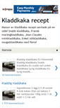 Mobile Screenshot of kladdkakerecept.blogspot.com
