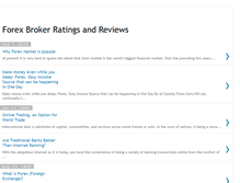 Tablet Screenshot of forexbrokeridea.blogspot.com