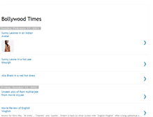 Tablet Screenshot of bollywood-times.blogspot.com