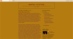 Desktop Screenshot of mentalstutter.blogspot.com