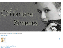 Tablet Screenshot of mari-ximenes.blogspot.com