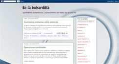 Desktop Screenshot of enlabuhardilla.blogspot.com