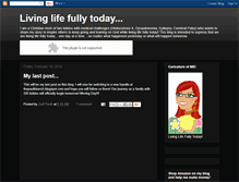 Tablet Screenshot of livinglifefullytoday.blogspot.com