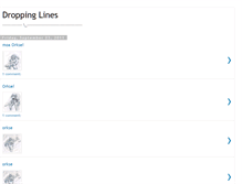Tablet Screenshot of droppinglines.blogspot.com