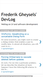 Mobile Screenshot of fgheysels.blogspot.com