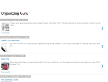 Tablet Screenshot of organizingguru.blogspot.com