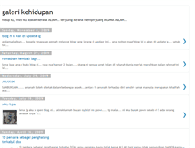 Tablet Screenshot of galerikehidupan.blogspot.com