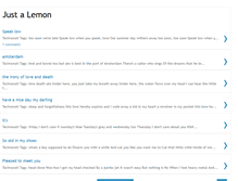 Tablet Screenshot of justalemon.blogspot.com