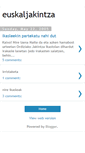 Mobile Screenshot of euskaljakintza.blogspot.com