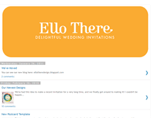 Tablet Screenshot of elloelloinvitations.blogspot.com