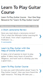 Mobile Screenshot of learntoplayguitarcourse.blogspot.com