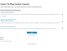 Tablet Screenshot of learntoplayguitarcourse.blogspot.com