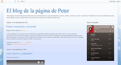 Desktop Screenshot of lapaginadepeter.blogspot.com