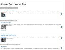 Tablet Screenshot of chooseyourheavenzine.blogspot.com