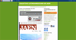 Desktop Screenshot of colectivolatinoamericanodejaen.blogspot.com