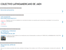 Tablet Screenshot of colectivolatinoamericanodejaen.blogspot.com