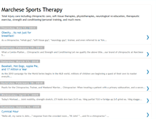 Tablet Screenshot of marchesesportstherapy.blogspot.com