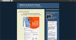 Desktop Screenshot of medicosatencionprimaria.blogspot.com