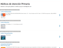 Tablet Screenshot of medicosatencionprimaria.blogspot.com