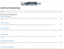 Tablet Screenshot of keenartmarketing.blogspot.com