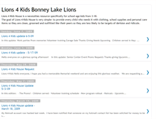 Tablet Screenshot of lions4kids.blogspot.com