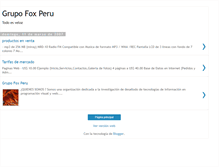 Tablet Screenshot of grupofoxperu.blogspot.com