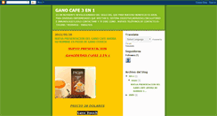 Desktop Screenshot of ganocafeessaludableysabroso.blogspot.com