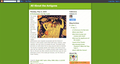 Desktop Screenshot of antigoneisanti-gone.blogspot.com