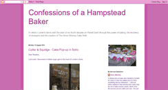 Desktop Screenshot of confessions-of-a-hampstead-baker.blogspot.com