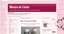 Desktop Screenshot of mania-de-caixa.blogspot.com