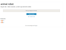 Tablet Screenshot of animalrobot.blogspot.com