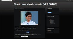 Desktop Screenshot of elninomasaltodelmundo.blogspot.com