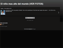 Tablet Screenshot of elninomasaltodelmundo.blogspot.com