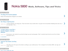 Tablet Screenshot of nokia5800mods.blogspot.com