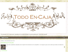 Tablet Screenshot of escogecaja.blogspot.com