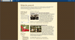 Desktop Screenshot of belgischepoprock.blogspot.com
