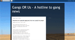 Desktop Screenshot of gangsorus-hotline.blogspot.com